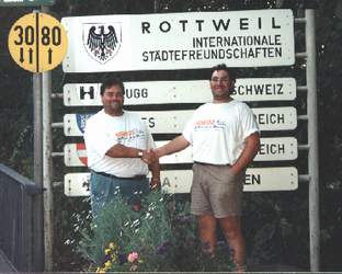 Manolo y Juan Miguel Serrano en "Rottweil"